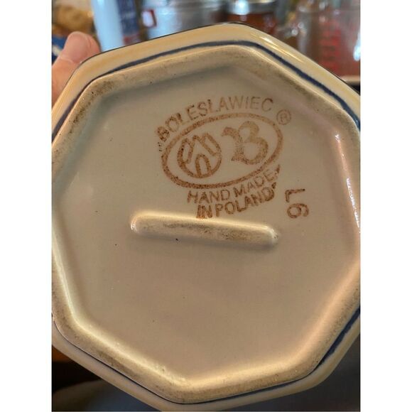 Original Boleslawiec Pottery Bundle Octagon Casserole dish - Picture 11 of 13